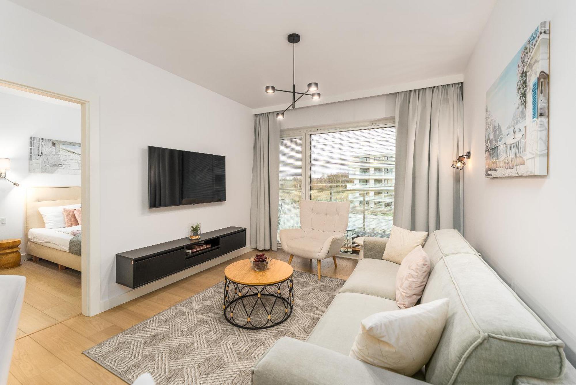 Polanki Aqua Apartamenty Nielimitowany Dostep Do Basenow Parking Free Колобжег Екстер'єр фото